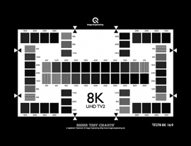 8K(UHD TV2) 分辨率測試卡200-4000 CPH_頻率響應測試卡